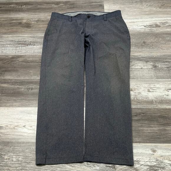 Under Armour Gray Mens 40x29 Flat Front Match Play Vented Performance Golf Pants - Picture 2 of 12